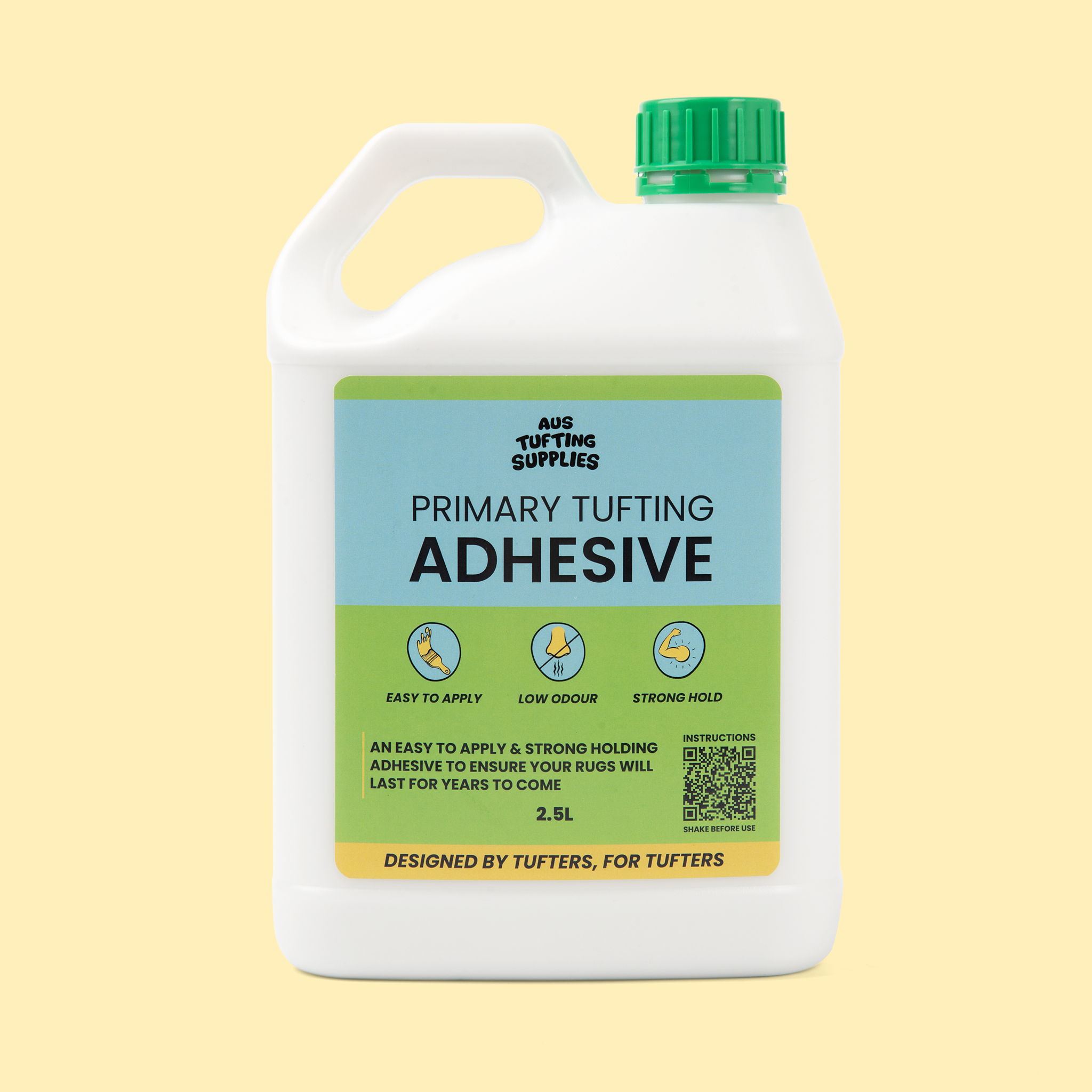 Tufting Glue F-2500 Latex Adhesive for Tufting Tufting Glue for Backing 5KG  -  Sweden